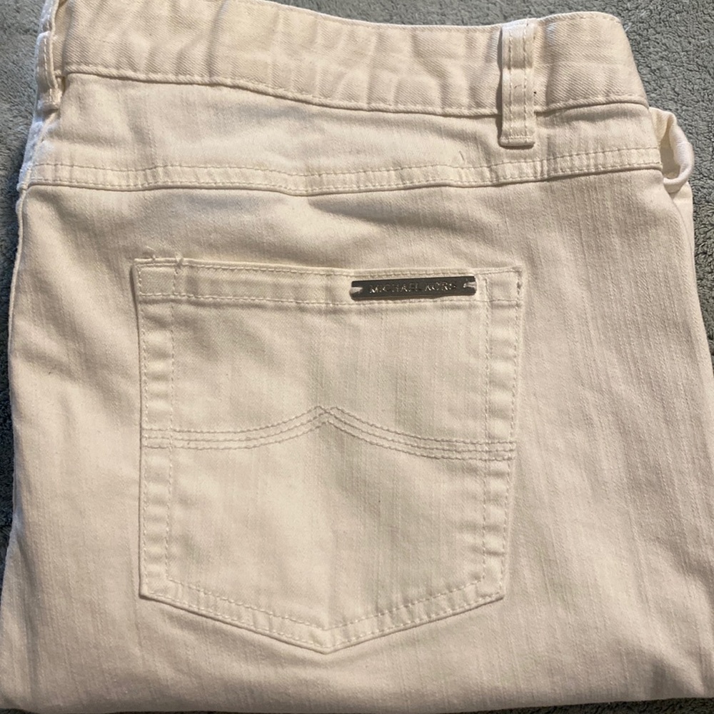Michael Kors white/cream jeans